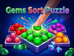 Jwèt Gems Sort Puzzle