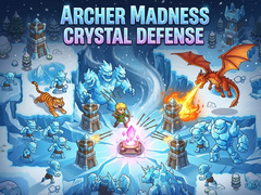 Jwèt Archer Madness: Crystal Defense