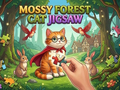 Jwèt Mossy Forest Cat Jigsaw