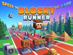 Jwèt Blocky Runner