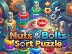 Jwèt Nuts & Bolts Sort Puzzle