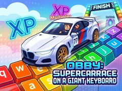 Jwèt Obby: Supercar Race on a Giant Keyboard