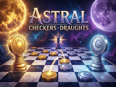 Jwèt Astral Checkers Draughts