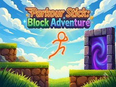 Jwèt Parkour Stick: Block Adventure