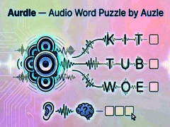 Jwèt Aurdle — Audio Word Puzzle by Auzle