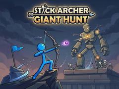 Jwèt Stick Archer Giant Hunt