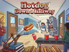 Jwèt Hotdog Down a Hallway
