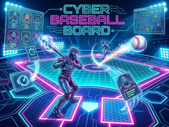 Jwèt Cyber Baseball Board