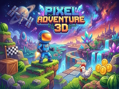 Jwèt Pixel Adventure 3D