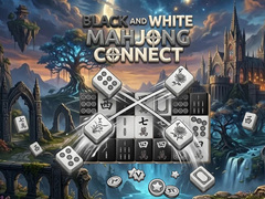Jwèt Black and White Mahjong Connect