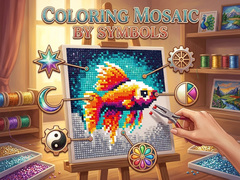 Jwèt Coloring Mosaic by Symbols
