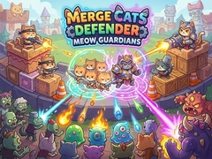 Jwèt Merge Cats Defender: Meow Guardians