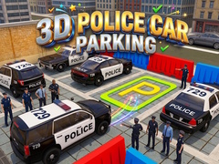 Jwèt 3D Police Car Parking