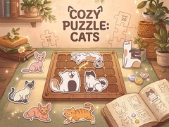 Jwèt Cozy Puzzle: Cats