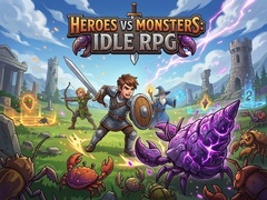 Jwèt Heroes vs Monsters: Idle RPG