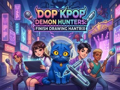 Jwèt DOP KPop Demon Hunters: Finish Drawing Hantrix