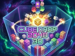 Jwèt Cube Drop 2048 3D