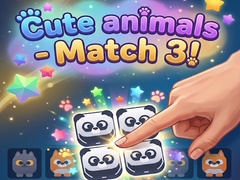 Jwèt Cute animals - Match 3!