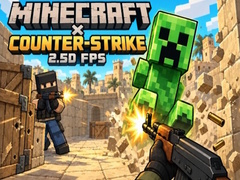 Jwèt Minecraft Counter Strike: 2.5D FPS