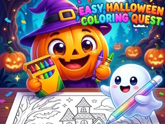Jwèt Easy Halloween Coloring Quest