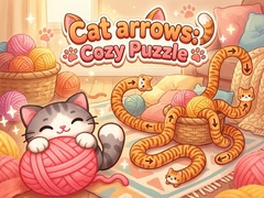 Jwèt Cat arrows: Cozy Puzzle