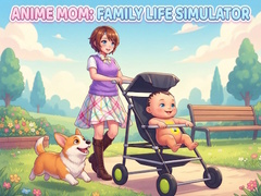 Jwèt Anime Mom: Family Life Simulator
