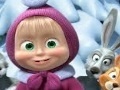 Jwèt Masha and the Bear Magic Puzzle