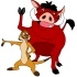 Timon ak Pumbaa jwèt 
